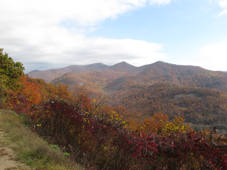 autumn color from Blue Ridge Parkway